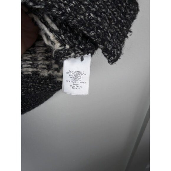 Y2K Victoria's Secret Sweater Small Fair Isle Nordic Chunky Wool Fisherman Boho - Picture 5 of 11